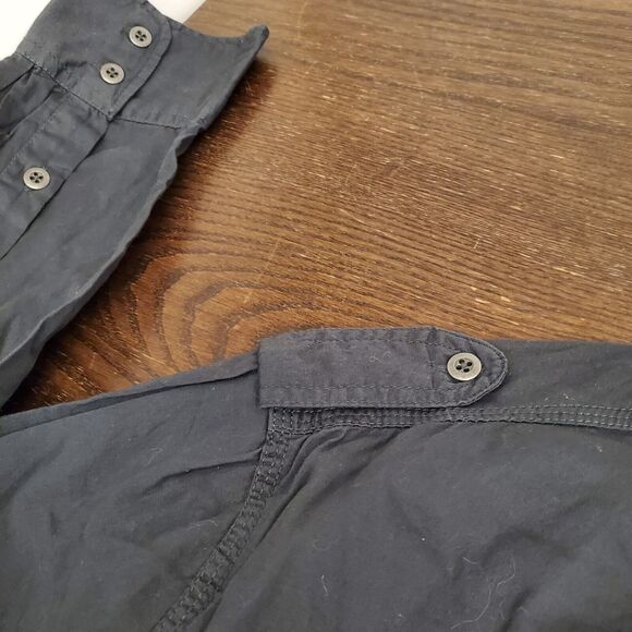 NWT Mossimo Supply Co. Men XL Dark Gray Infantry Shirt Long Sleeve Snap Pockets - Picture 15 of 16